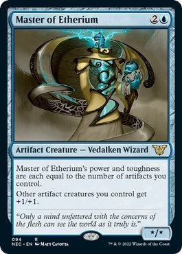 Master of Etherium (Commander: Kamigawa: Neon Dynasty) Near Mint