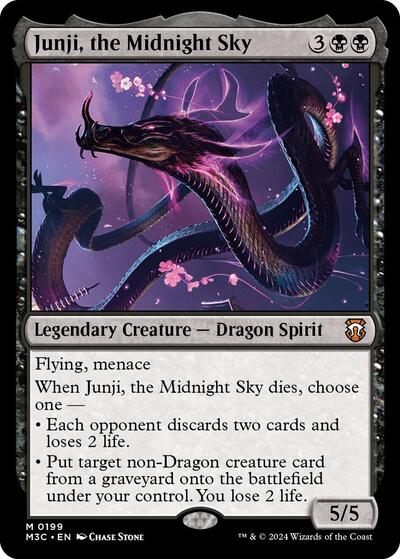Junji, the Midnight Sky (Commander: Modern Horizons 3) Light Play