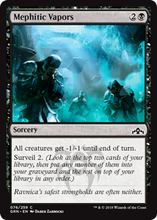 Mephitic Vapors (Guilds of Ravnica) Light Play Foil