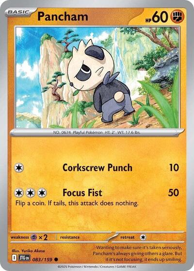Pancham (SV09: Journey Together) Near Mint Reverse Holofoil