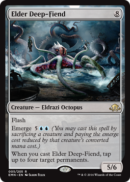 Elder Deep-Fiend (Eldritch Moon) Light Play Foil