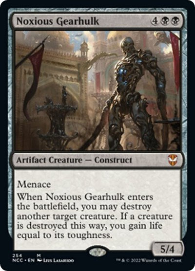 Noxious Gearhulk (Commander: Streets of New Capenna) Light Play