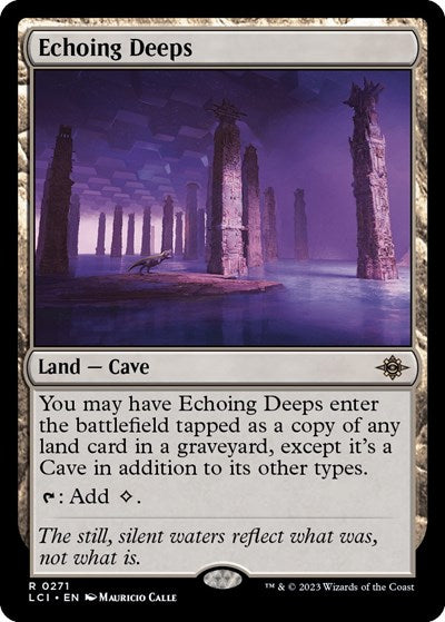 Echoing Deeps (The Lost Caverns of Ixalan) Near Mint Foil