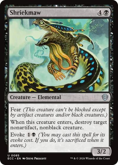 Shriekmaw (Commander: Lorwyn Eclipsed) Near Mint