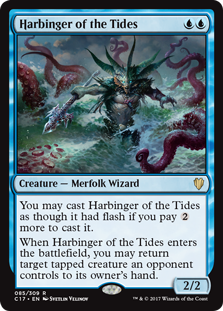 Harbinger of the Tides (Commander 2017) Light Play
