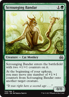 Scrounging Bandar (Aether Revolt) Light Play Foil