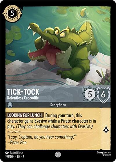 Tick-Tock - Relentless Crocodile (Archazia's Island) Near Mint