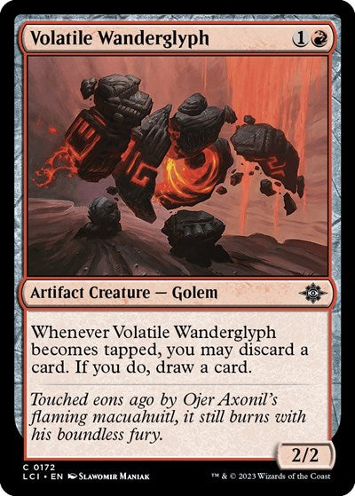 Volatile Wanderglyph (The Lost Caverns of Ixalan) Near Mint Foil