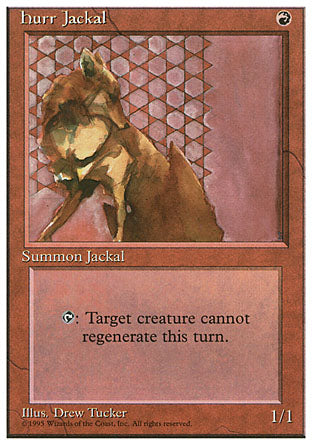Hurr Jackal (4th Edition) Light Play