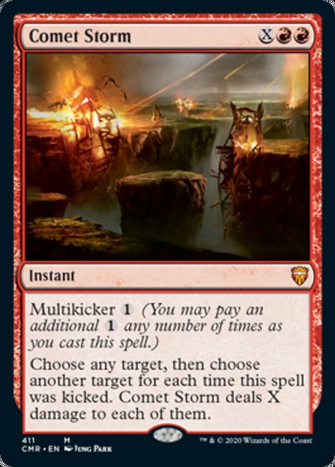 Comet Storm (Commander 2020 Commander Legends) Light Play