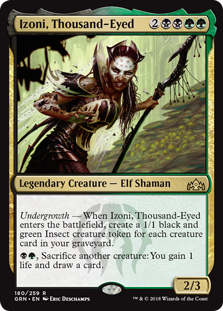 Izoni, Thousand-Eyed (Guilds of Ravnica) Light Play