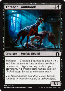 Thraben Foulbloods (Eldritch Moon) Light Play Foil