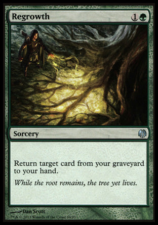 Regrowth (Duel Decks: Heroes vs Monsters) Light Play