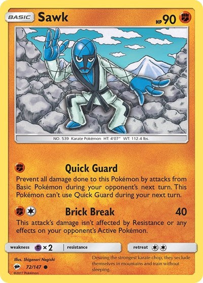 Sawk (SM - Burning Shadows) Near Mint