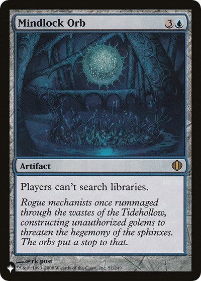 Mindlock Orb (The List) Light Play
