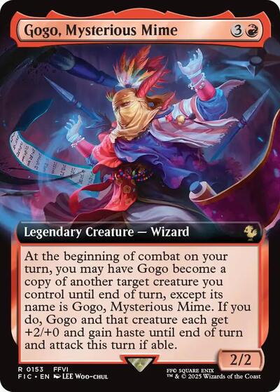 Gogo, Mysterious Mime (Extended Art) (Commander: FINAL FANTASY) Near Mint