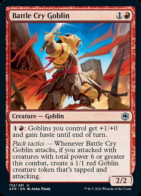 Battle Cry Goblin (Adventures in the Forgotten Realms) Light Play