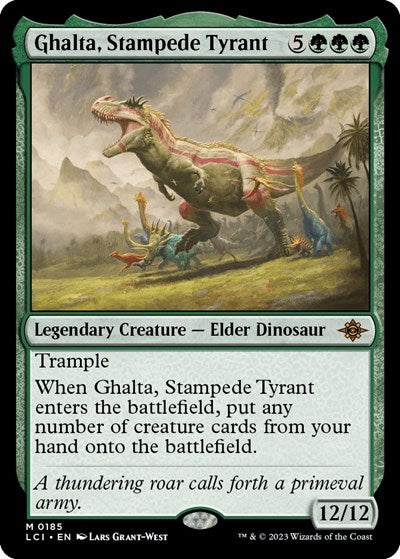 Ghalta, Stampede Tyrant (The Lost Caverns of Ixalan) Near Mint Foil