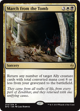 March from the Tomb (Battle for Zendikar) Near Mint Foil