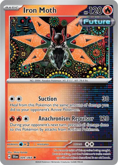 Iron Moth (SV: Shrouded Fable) Near Mint