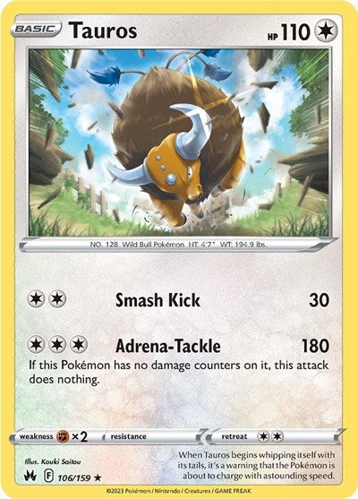 Tauros (Crown Zenith) Near Mint