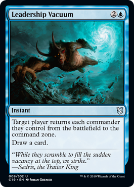 Leadership Vacuum (Commander 2019) Light Play