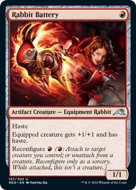 Rabbit Battery (Kamigawa: Neon Dynasty) Light Play