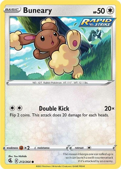 Buneary (SWSH08: Fusion Strike) Near Mint