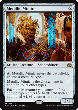 Metallic Mimic (Aether Revolt) Light Play
