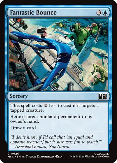 Fantastic Bounce (Commander: Marvel Super Heroes) Near Mint Foil