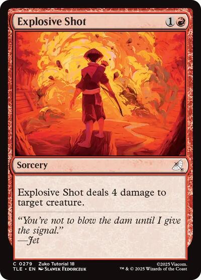 Explosive Shot (0279) (Avatar: The Last Airbender: Eternal-Legal) Near Mint