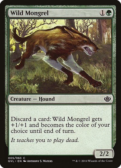 Wild Mongrel (Duel Decks: Anthology) Light Play