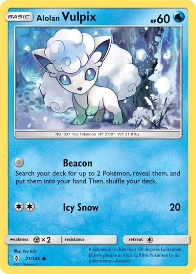 Alolan Vulpix (SM - Guardians Rising) Near Mint