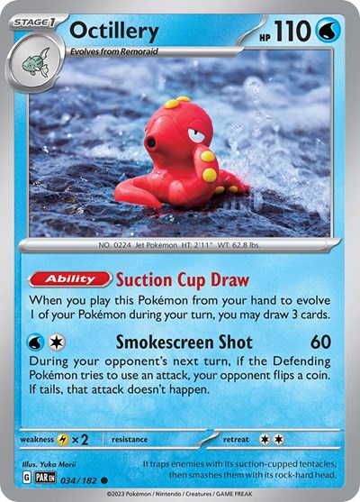 Octillery (Scarlet and Violet: Paradox Rift) Near Mint