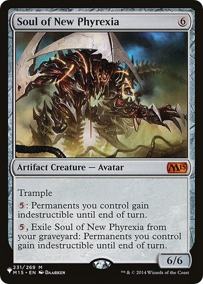 Soul of New Phyrexia (The List) Light Play