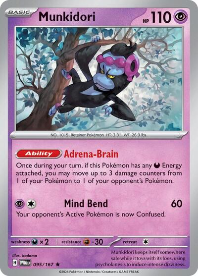 Munkidori (SV06: Twilight Masquerade) Near Mint Holofoil