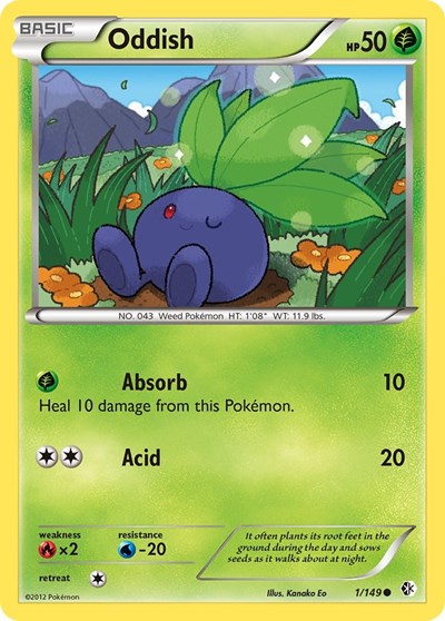 Oddish (Boundaries Crossed) Near Mint
