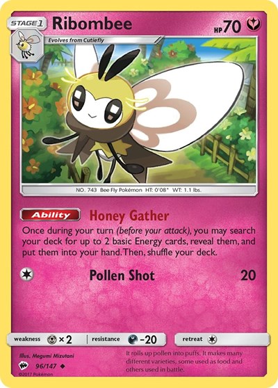 Ribombee (SM - Burning Shadows) Near Mint