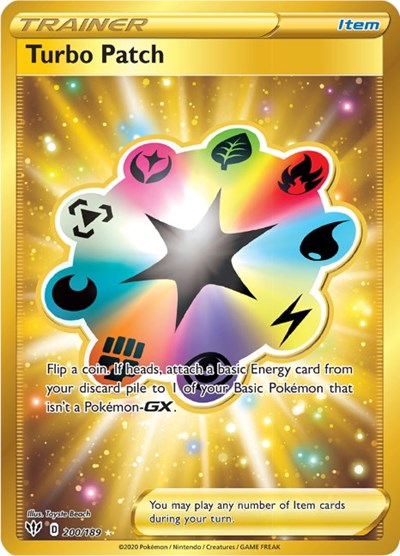 Turbo Patch (Secret) (SWSH03: Darkness Ablaze) Near Mint Holofoil