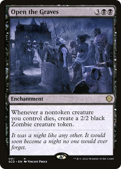 Open the Graves (Commander 2022 Starter Decks) Light Play