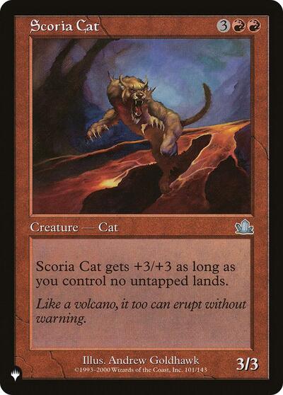 Scoria Cat (The List) Near Mint