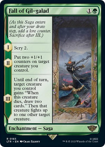 Fall of Gil-galad (Universes Beyond: The Lord of the Rings: Tales of Middle-earth) Near Mint Foil