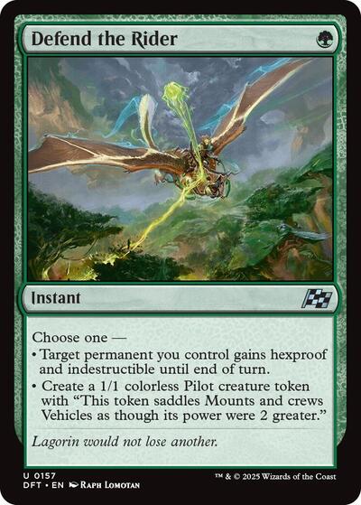 Defend the Rider (Aetherdrift) Light Play