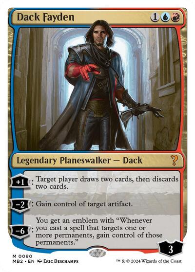 Dack Fayden (White Border) (Mystery Booster 2) Near Mint