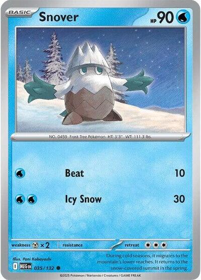 Snover - 035 (ME01: Mega Evolution) Near Mint