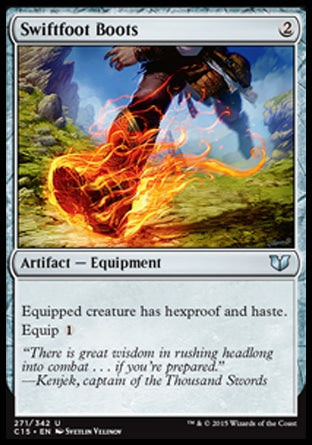 Swiftfoot Boots (Commander 2015) Light Play