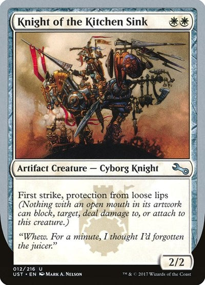 Knight of the Kitchen Sink (C) (Unstable) Light Play