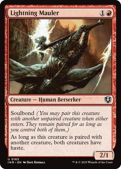 Lightning Mauler (Innistrad Remastered) Light Play Foil