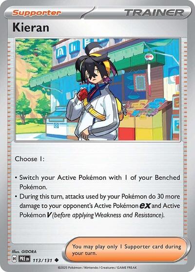 Kieran - 113 (SV: Prismatic Evolutions) Near Mint