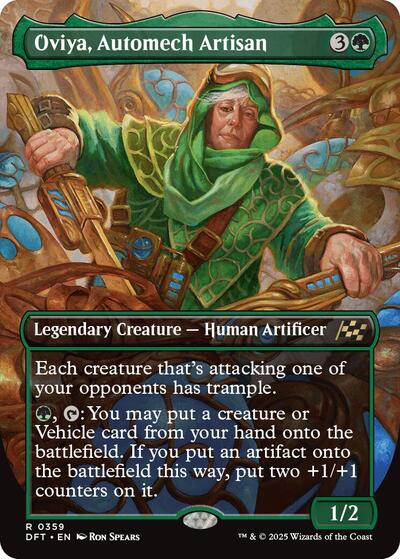 Oviya, Automech Artisan (Borderless) (Aetherdrift) Near Mint
